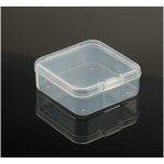 Square Clear Plastic Box 55x55mm