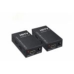 HDMI RJ45 Network Extender 60M Repeater by Cat5e Cat6 1080P