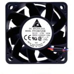DELTA FFC0612DE DC Fan 12V 0.78A 60x60x38mm (USED LIKE NEW)