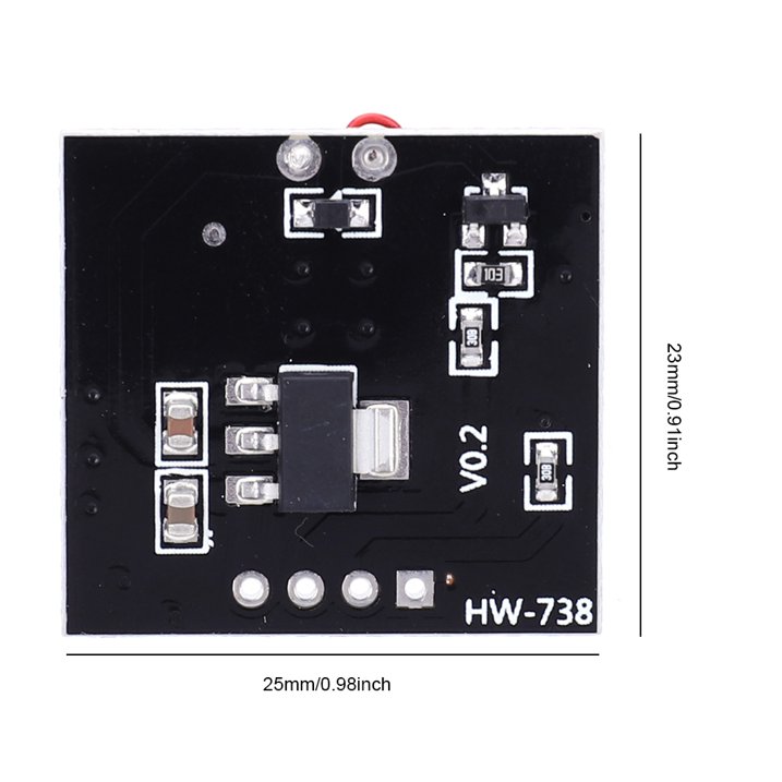 HW-738 V0.2 Vibration Motor Module with LED Indicator & Pin Headers - Image 5