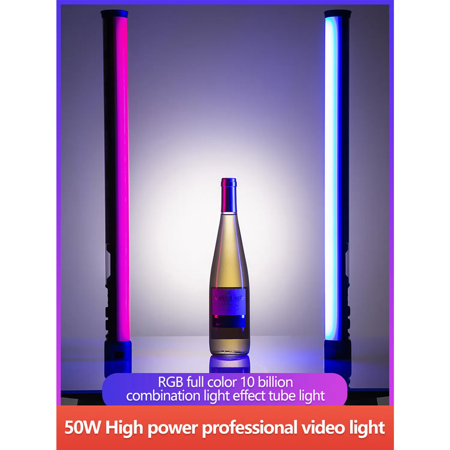SUTEFOTO TP25 RGB LED Tube Light with Grid - Image 3
