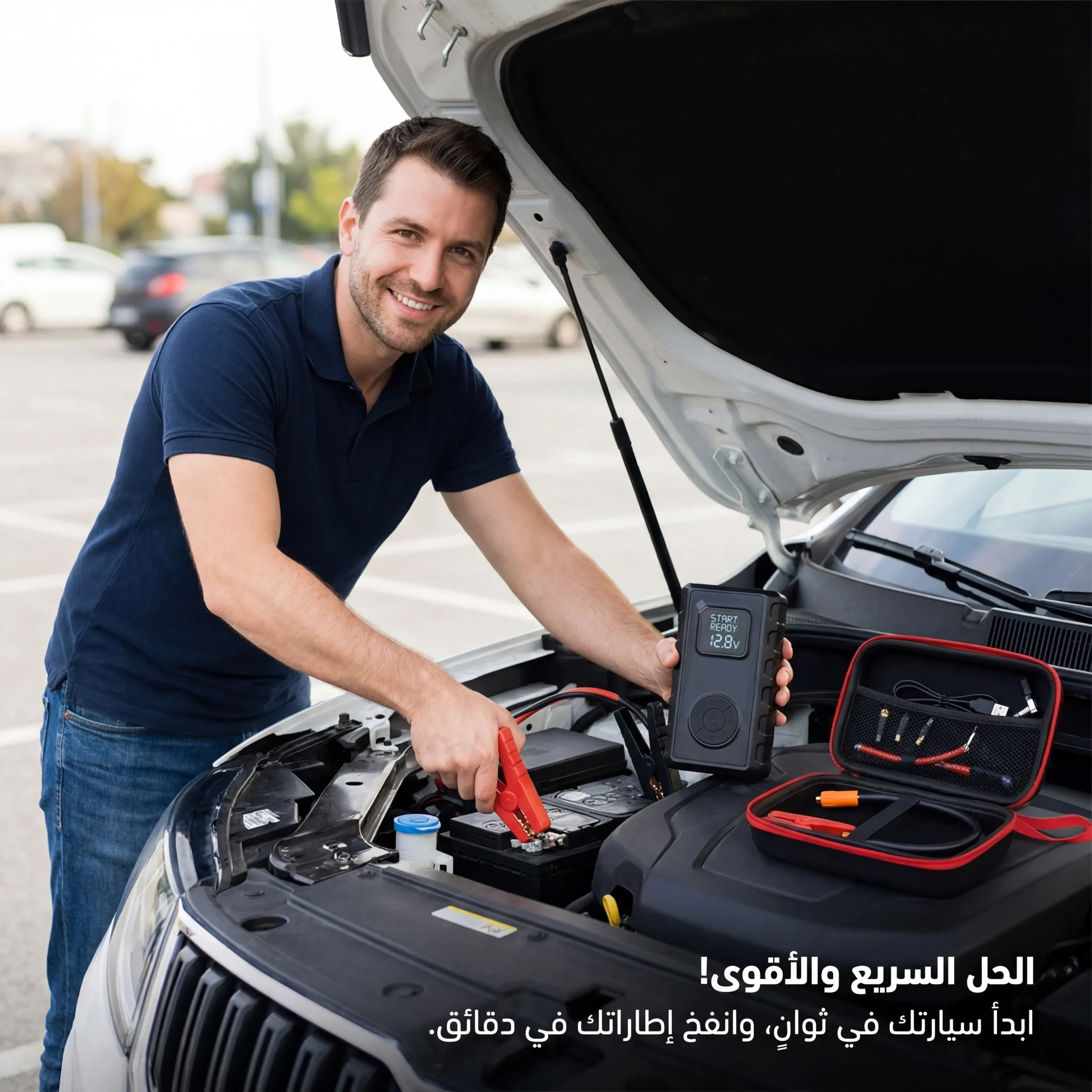 Herigo HR-SJ002A JUMP STARTER with Air Compressor - Image 4