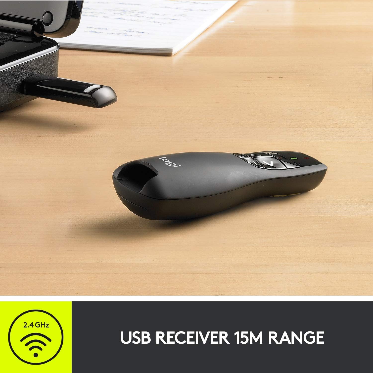 Logitech R400 Laser Wireless Presentation Remote - Image 8