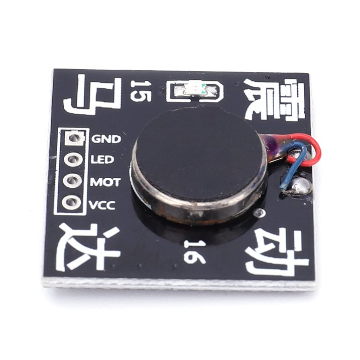 HW-738 V0.2 Vibration Motor Module with LED Indicator & Pin Headers - Image 2