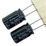 Rubycon Aluminum Electrolytic Capacitor 1000uF 16V 11x16mm Made in Japan
