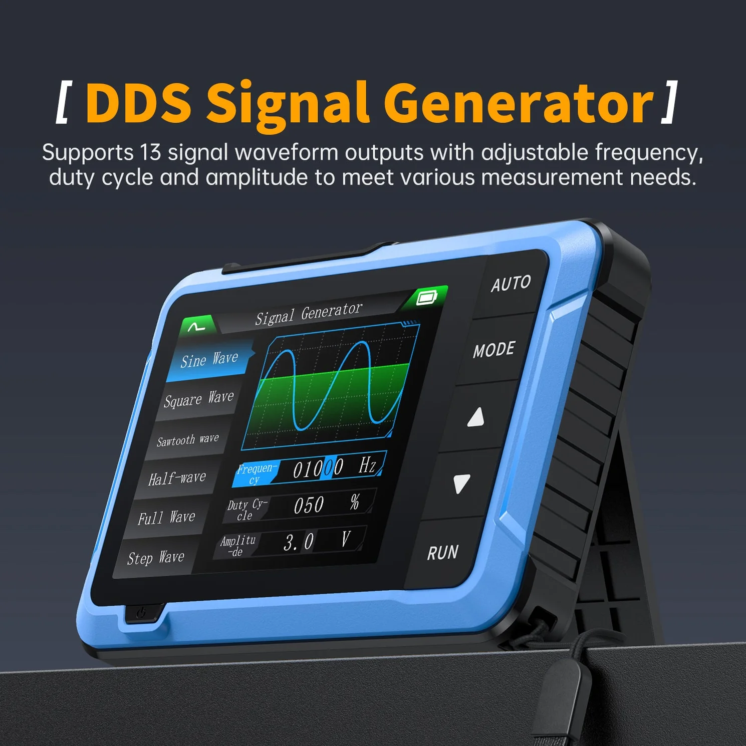 FNIRSI® DSO-510 10MHz 48MS/S Mini Handheld Digital Oscilloscope Signal Generator - Image 5