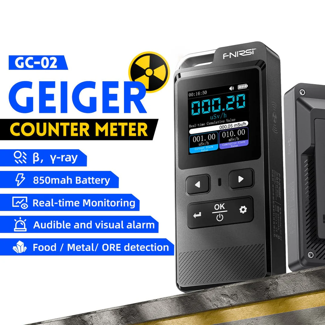 FNIRSI® GC-02 Geiger Counter Nuclear Radiation Detector - Image 7