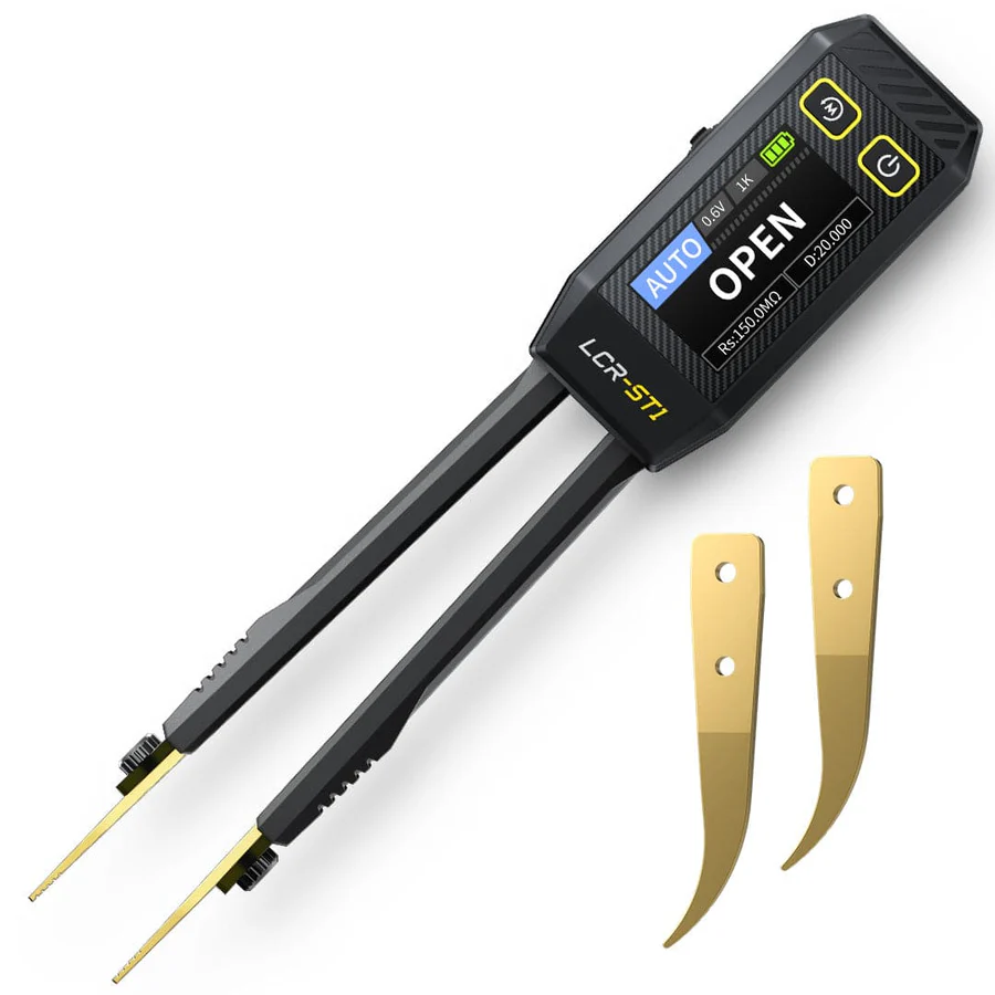 FNIRSI® LCR-ST1 Mini Smart Digital Tweezer LCR SMD ESR Tester - Image 7