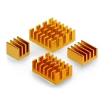 Raspberry Pi 4 Aluminum Heatsink Kit 4PCS Gold