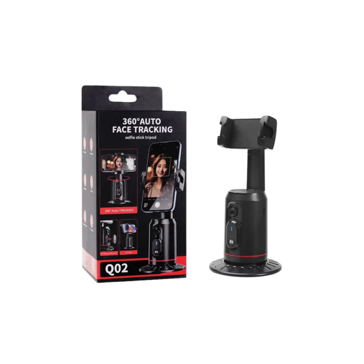 GenPro Q02 360° Auto Face Tracking Mobile Tripod - Image 2
