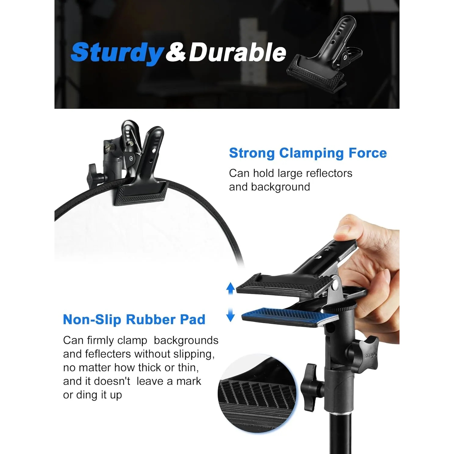 GENPRO MC109 Claw Magic Photography Reflector Clamp - Image 7
