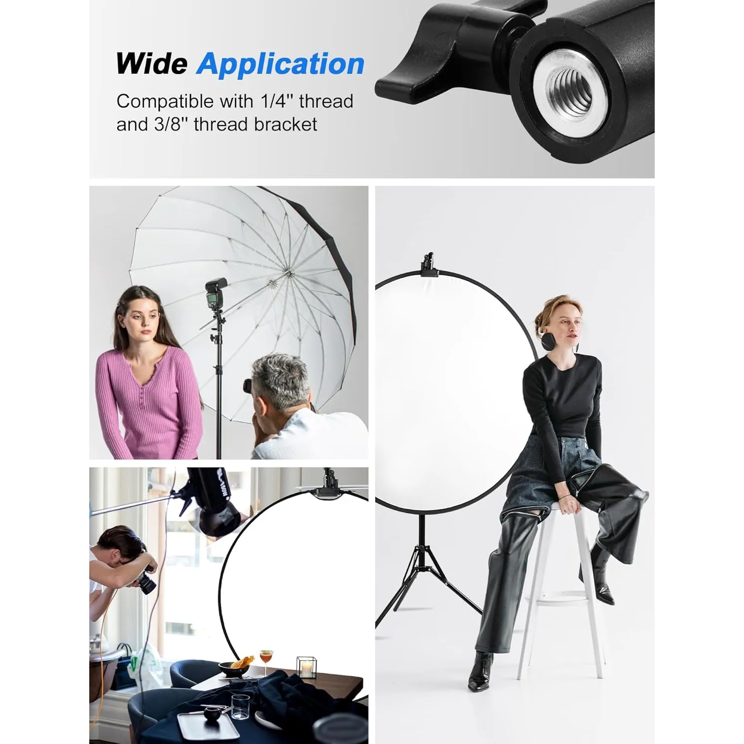GENPRO MC109 Claw Magic Photography Reflector Clamp - Image 5