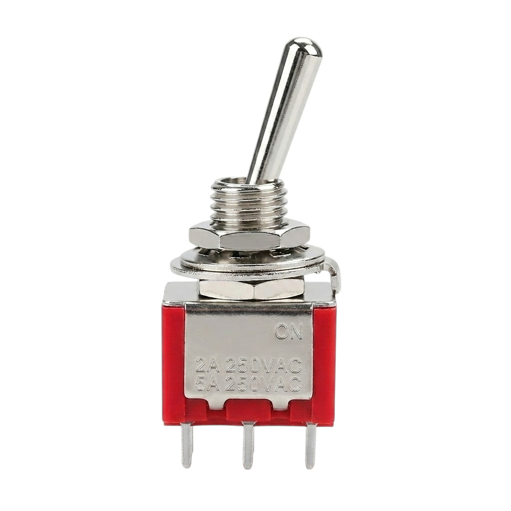 Toggle Switch Momentary 6 Pins ON- NO 250VAC 5A
