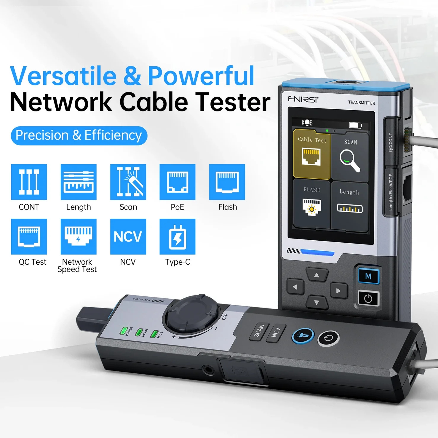 FNIRSI® LPM-10A Multifunctional Network Cable Tracker - Image 2