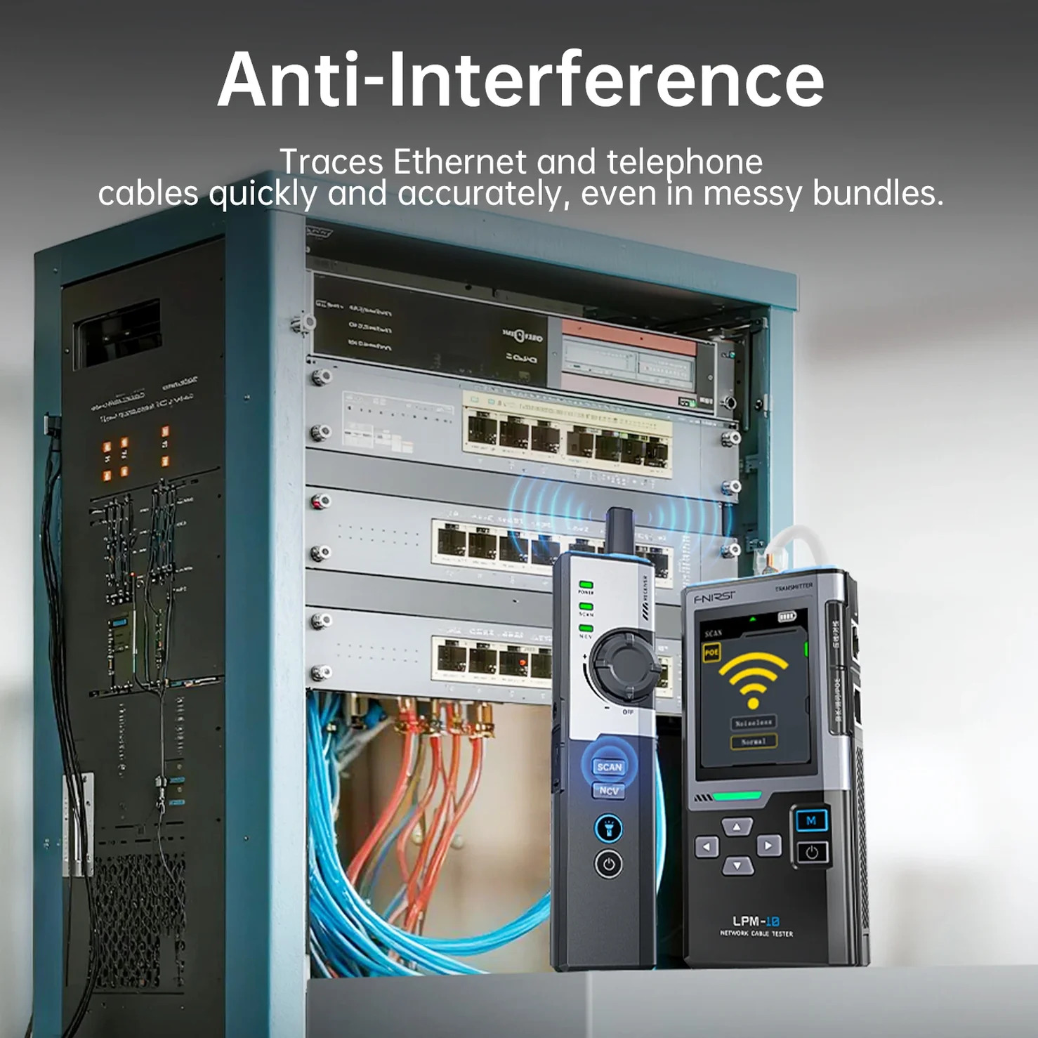 FNIRSI® LPM-10A Multifunctional Network Cable Tracker - Image 3