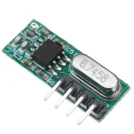 RX500 433MHz RF Receiver Wireless Dual Channel Module For Remote Controls 2.0-5VDC