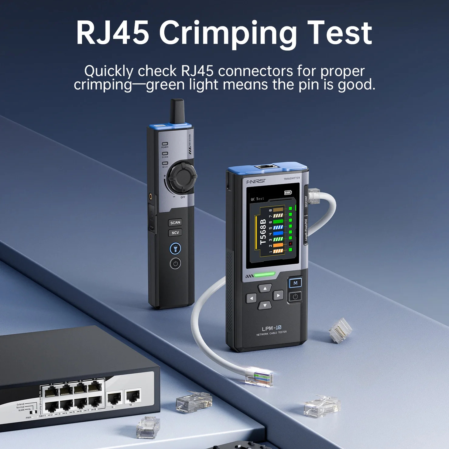 FNIRSI® LPM-10A Multifunctional Network Cable Tracker - Image 6
