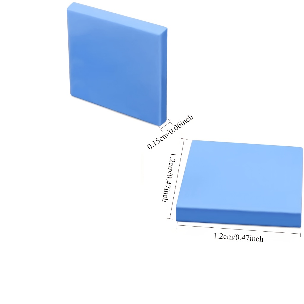 Pre-Cut Thermal Silicone Pads TE-P1 12x12x1.5mm (Pack 100 PCS) - Image 2