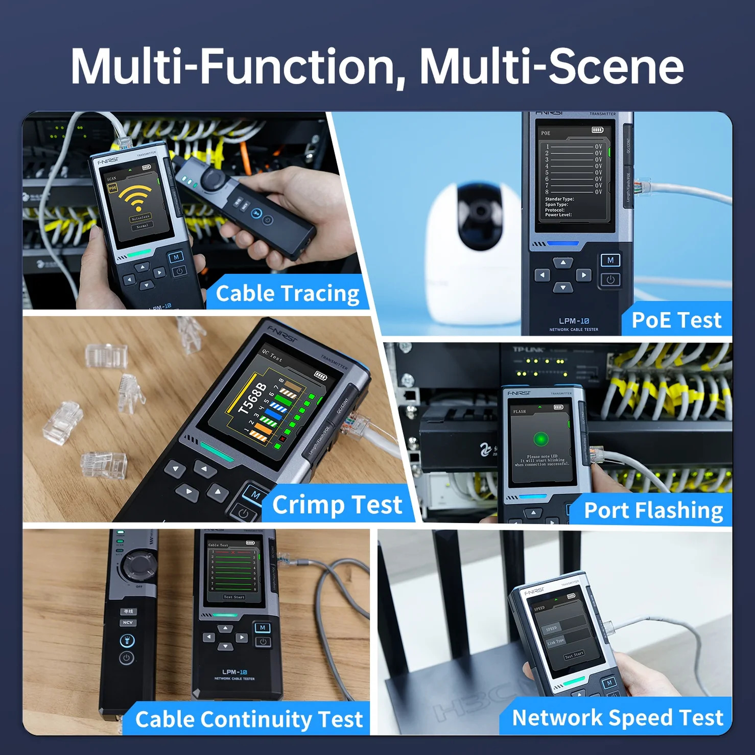 FNIRSI® LPM-10A Multifunctional Network Cable Tracker - Image 7
