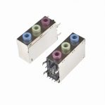 Foxconn PJ306E 3.5mm Audio Jack PCB Mount 3 Ports
