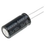 SAMXON Aluminum Electrolytic Capacitor 33uF 160V 10x20mm
