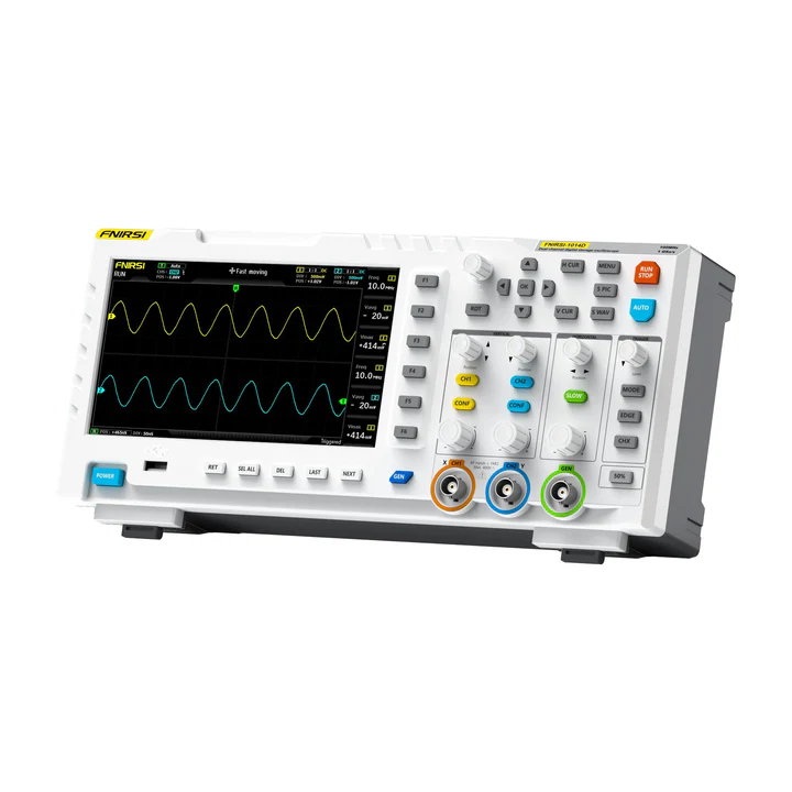 FNIRSI® 1014D 2-IN-1 Dual Channel 100MHz 1GS/S Digital Oscilloscope Signal Generator - Image 2