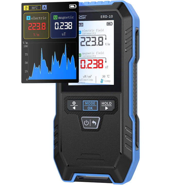 FNIRSI® ERD-10 4-IN-1 Electromagnetic Radiation Detector - Image 2