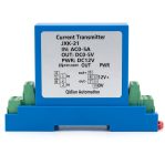 JXK-21 DIN Rail Current Transmitter Sensor 12VDC AC0-5A Primary & DC0-5V Secondary
