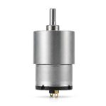 JGB37-520 DC Gear Motor 12V 200RPM D-Shaft 6mm with Mounting Bracket