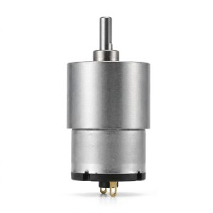 JGB37-520 DC Gear Motor 12V 200RPM D-Shaft 6mm with Mounting Bracket