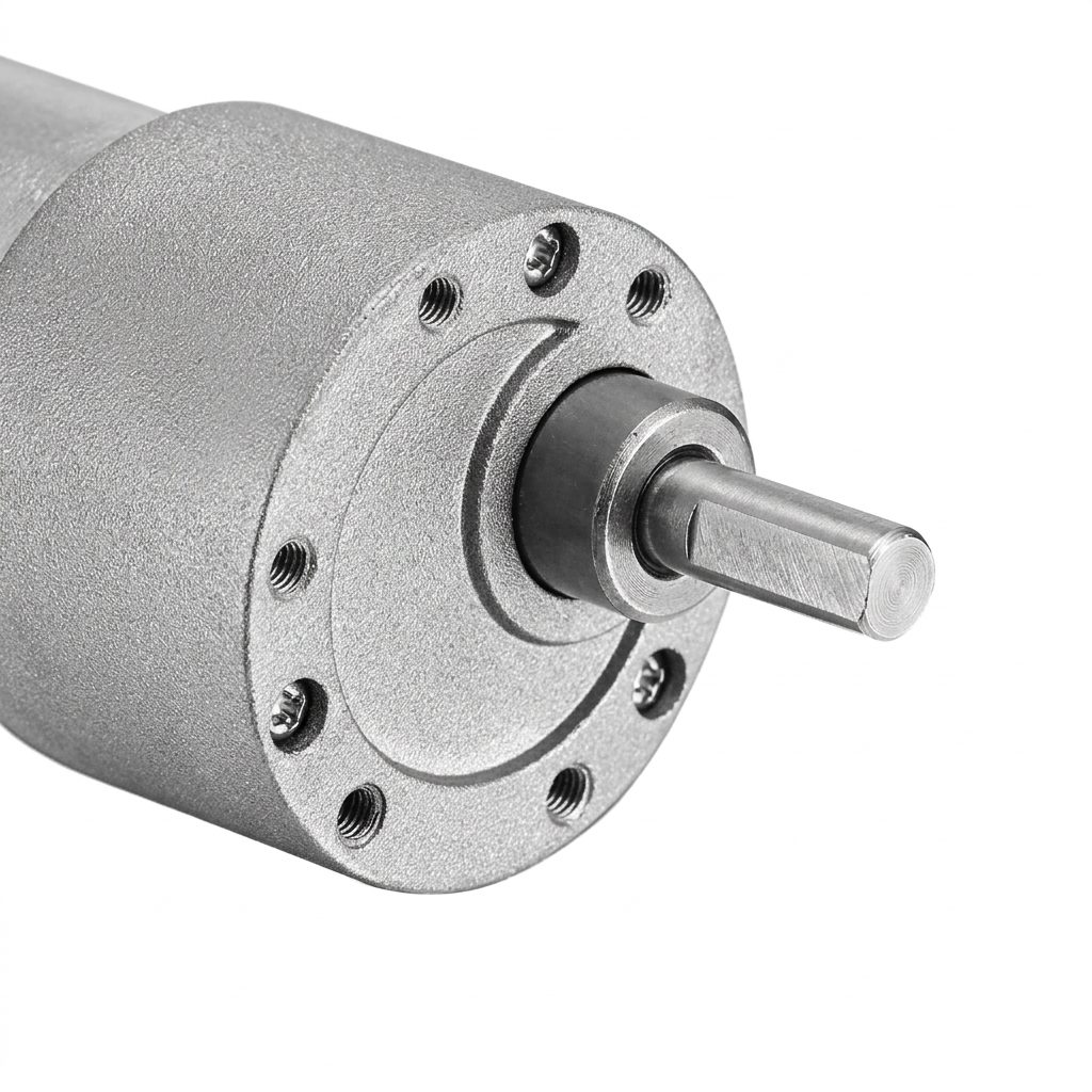 JGB37-520 DC Gear Motor 12V 200RPM D-Shaft 6mm with Mounting Bracket - Image 4