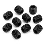 M4 Grub Screw Black 4mm Set 10pcs