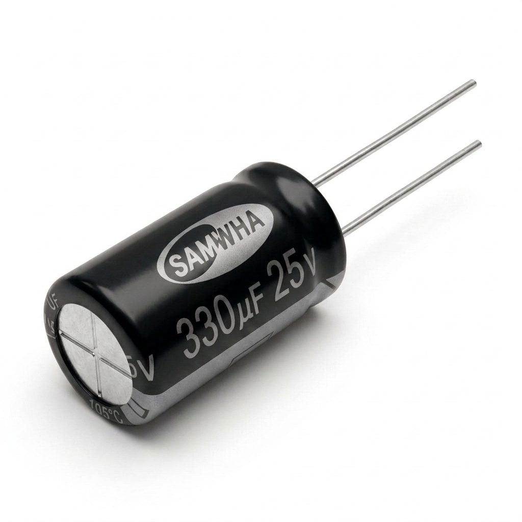 SAMWHA Aluminum Electrolytic Capacitor 330µF 25V