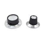 KN-138A / KN-139A Numerical Potentiometer Knob with 0–9 Scale for 6mm Shaft with Screw Lock