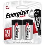 Energizer Alkaline Size-C 1.5V Battery 2 PCS (Made in China)