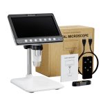 330H 7 Inch LCD Digital Microscope 1080P ,1200X Magnification with 5MP Camera