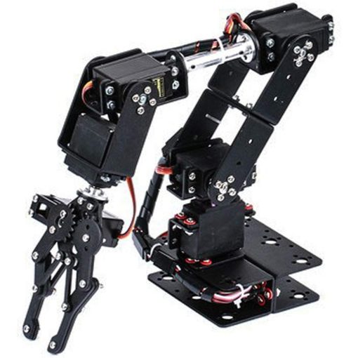 Aluminum Robotic Arm 6 DOF Kit with 6 PCS MG996 Servo | Makers Electronics