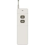 RF Wireless Remote Control 433MHz Long Range 2 Buttons (ON-OFF)