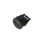 USB Type-C Female Panel Mount Connector 6-Pin 65W PD