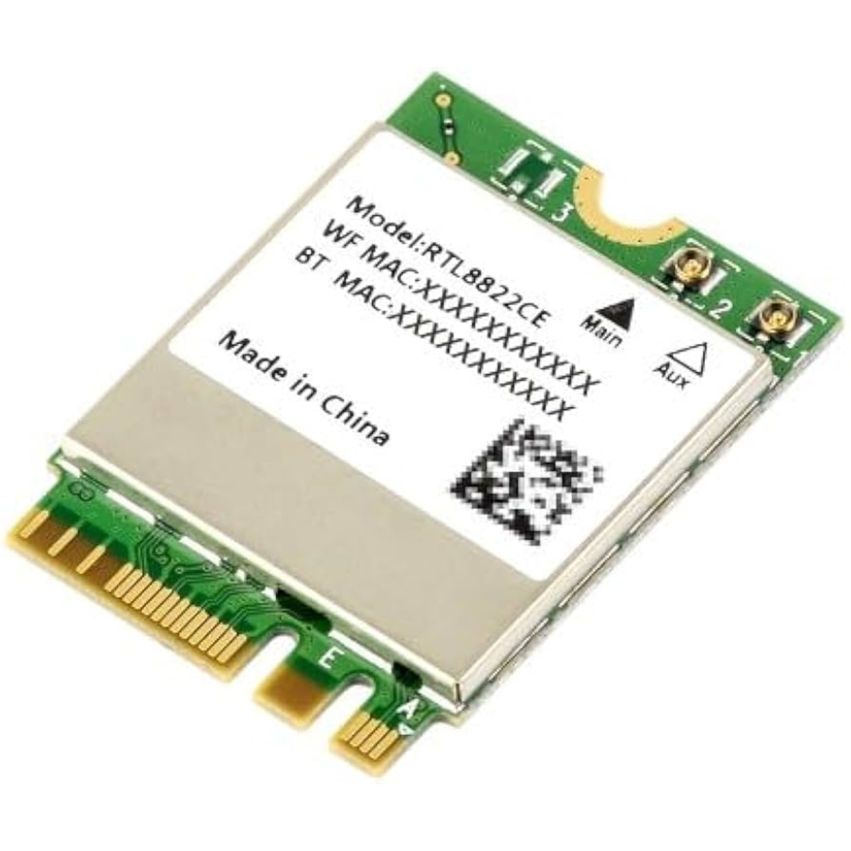 RTL8822CE Dual Band Wireless WLAN Card 2.4G/5.8G, M.2 E/A Key Connector, 3.3V 655mA - Image 2
