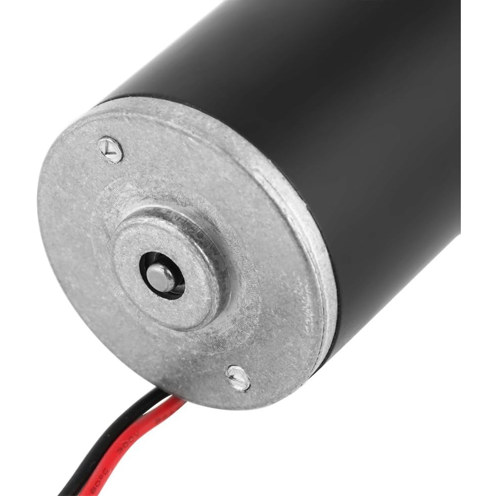 5840-31ZY High Torque Worm DC Gear Motor 12V 200RPM D-Shaft 8mm with Mount Bracket - Image 3
