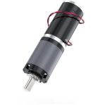 32GP-31ZY High Torque Planetary Reduction DC Gear Motor 12V 112RPM D-shaft 7mm with Mount Bracket