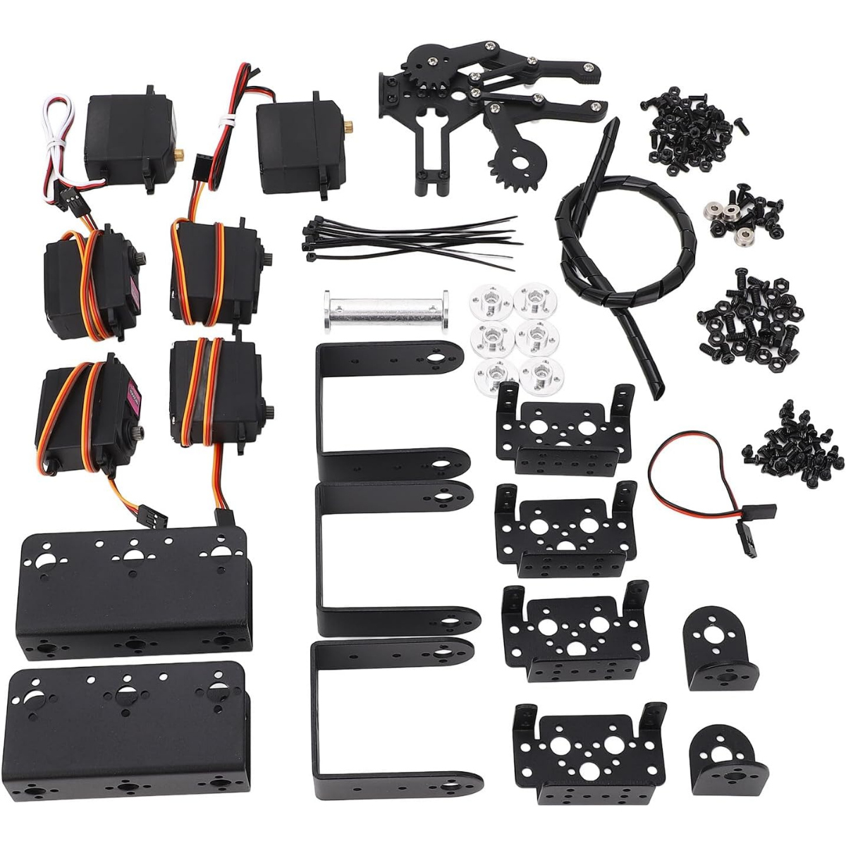 Aluminum Robotic Arm 6 DOF Kit with (4 PCS MG996 Servo + 2 PCS SR-1501MG Digital Servo) - Image 4