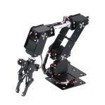 Aluminum Robotic Arm 6 DOF Kit with 6 PCS SR-1501MG Digital Servo
