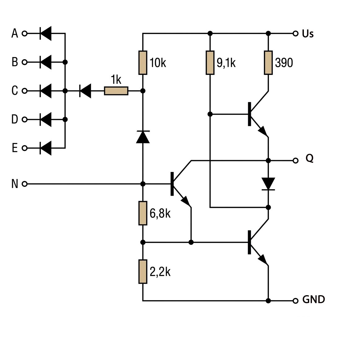 FZH145 Dual 5-Input NAND Power Gate Logic IC DIP-16 - Image 3