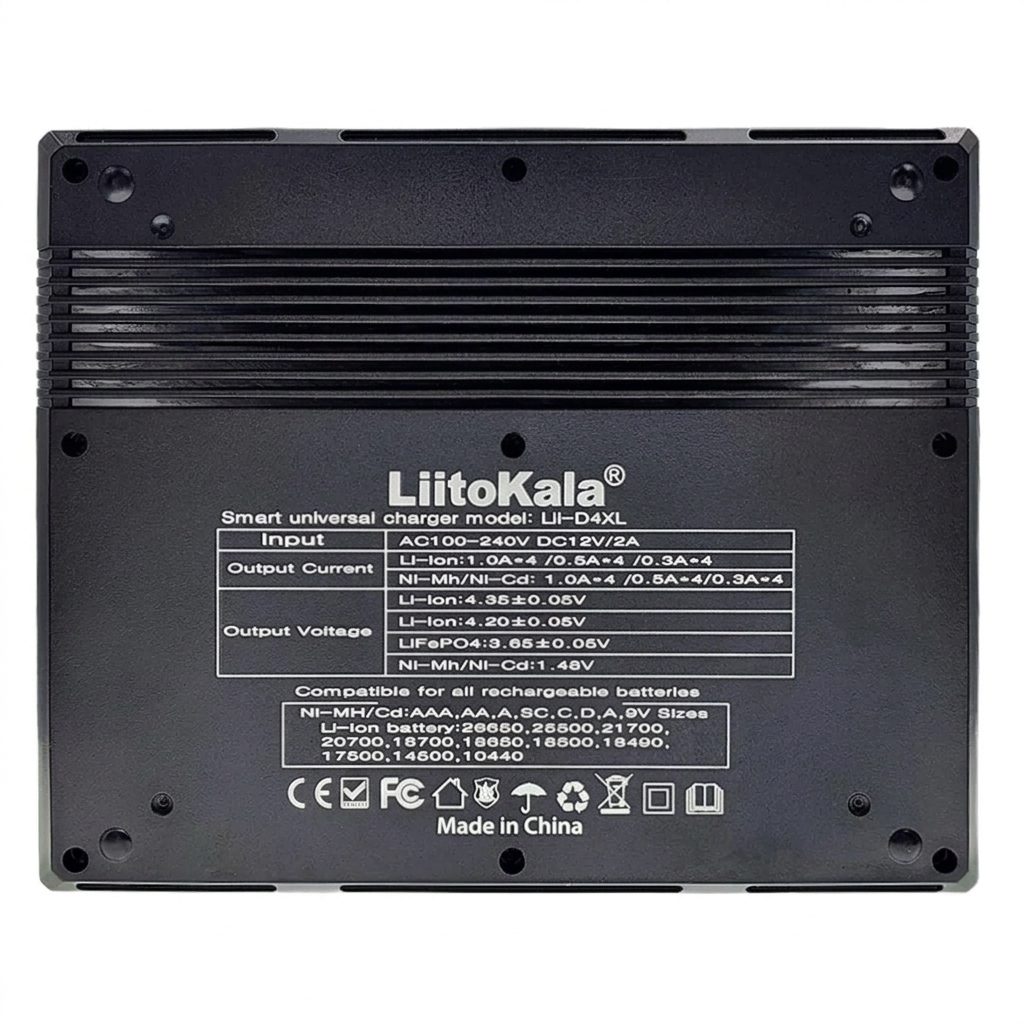 LiitoKala Lii-D4XL Smart LCD Fast Battery Charger 4-Slot - Image 7