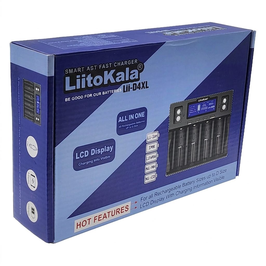LiitoKala Lii-D4XL Smart LCD Fast Battery Charger 4-Slot - Image 8