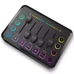 F9 Rechargeable Live Sound Card Mixer Audio Interface