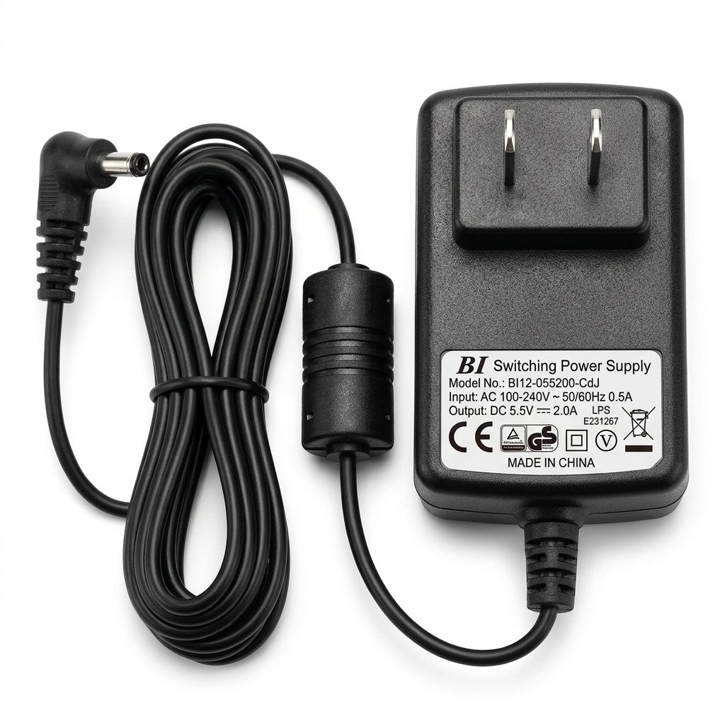 BI13-055200 Power Adapter 5.5V 2A with Single Jack 3.5x1.35mm - Image 2