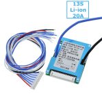 Lithium-ion Battery Charger Protection Module (BMS) 13S 20A 48V with Aluminum Heat Sink